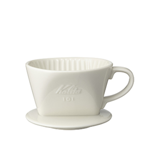 Kalita 三孔陶瓷濾杯101  白色  |咖啡器材