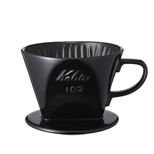 Kalita 三孔陶瓷濾杯102  黑色產品圖